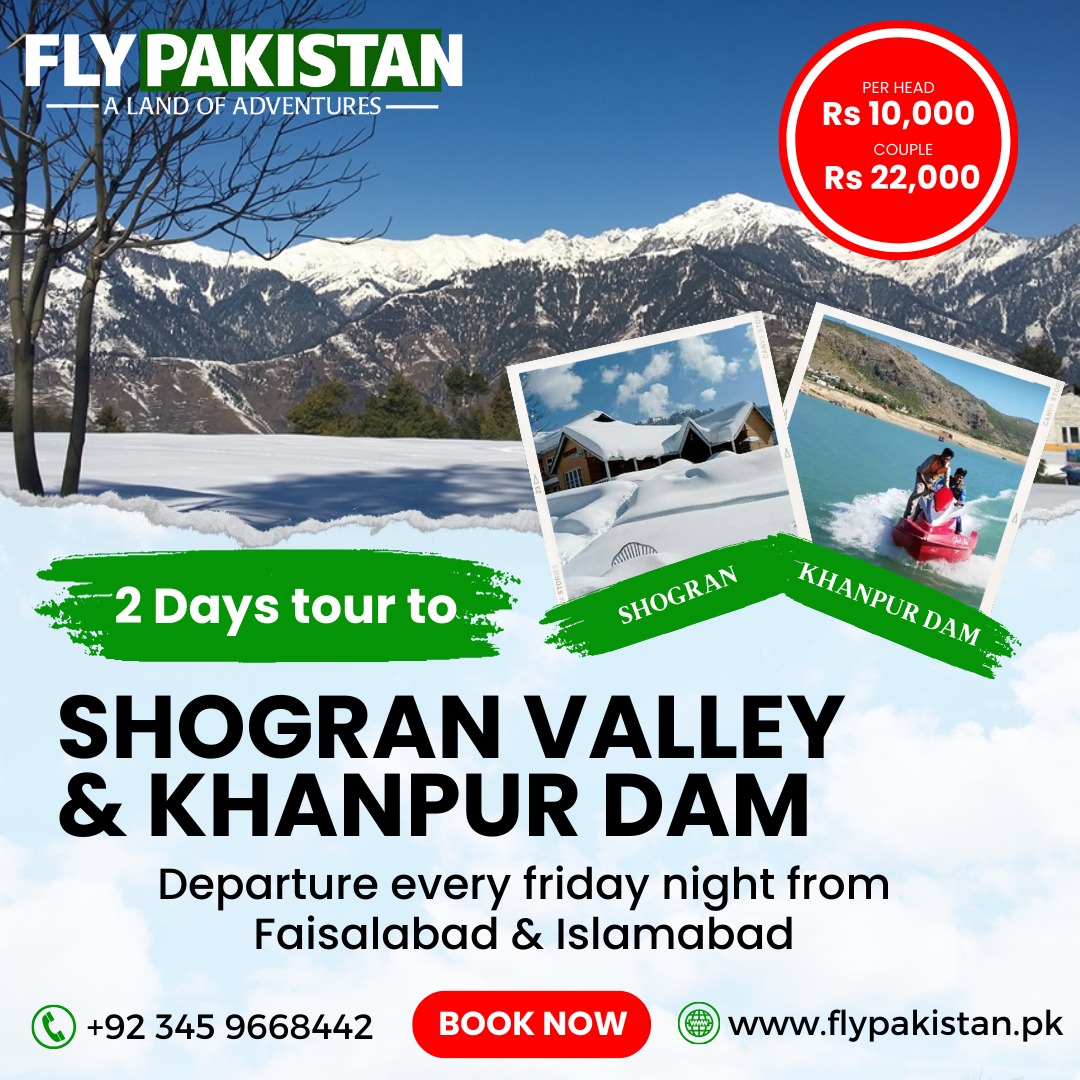 Book Deal 2 Days Tour To Shogran And Khanpur Dam 